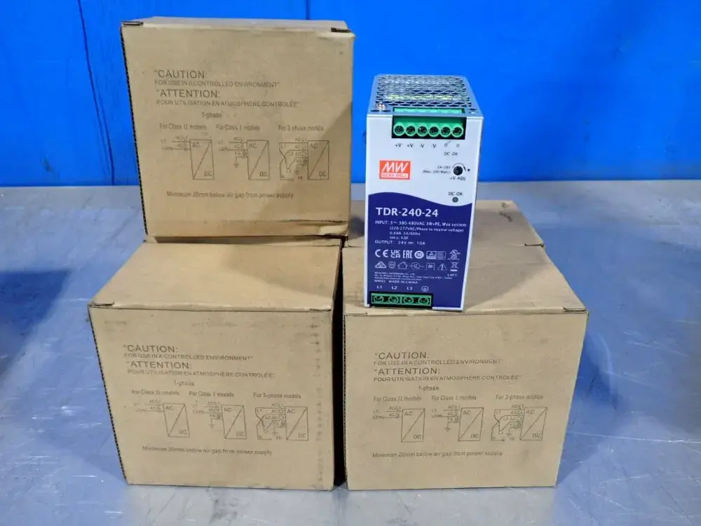 Used MEAN WELL TDR24024 DIN Rail Power Supplies Ohio US | HGR 24 #885622
