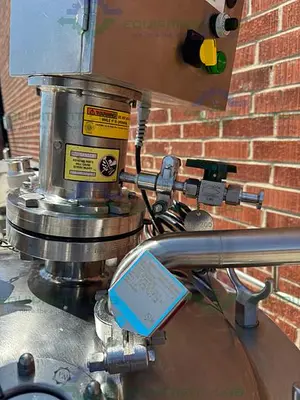 USED NORTHLAND 250 LITER STAINLESS STEEL JACKETED REACTOR FV/ 45 PSI W/ MIXER