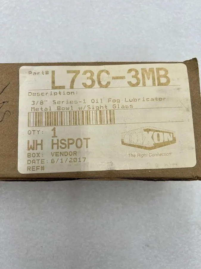 Dixon L73C-3MB 3/8" METAL BOWL W/SIGHT GLASS #K-1993