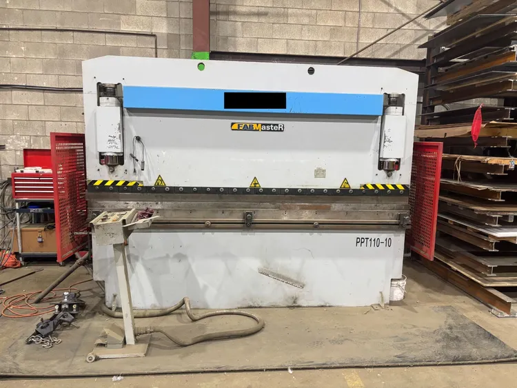 Used 2004 MASTER-FAB PPT 110-10 Press Brakes Illinois US | Lion Machinery 4 #181462