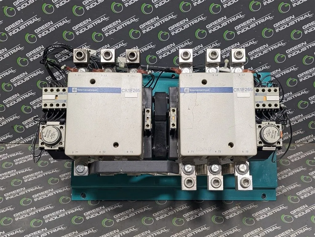 Telemecanique CR1F265 Reversing Contactor Assembly 350A 1000V Used