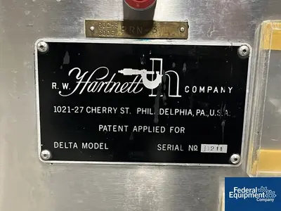 USED R.W. Hartnett Company Hartnett Tablet/Capsule Printer