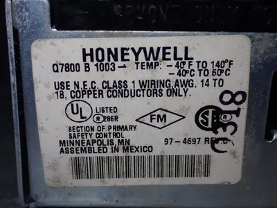 USED HONEYWELL Q7800 B 1003