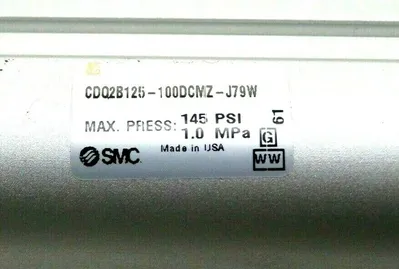 NEW SMC CDQ2B125-100DCMZ-J79W COMPACT CYLINDER CDQ2B125100DCMZJ79W