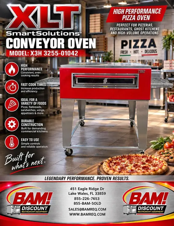 Used XLT 3255-01042 Conveyor Ovens Florida US | BAM Discount Restaurant Equipment #1452300
