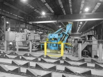 USED WMW ROLLER LEVELER - METAL FLATTENING MACHINE 2200X40
