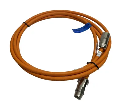 USED BOSCH REXROTH SERVO POWER CABLE RKL4305/004,0 (RLS1101-INK0653-RLS1102)
