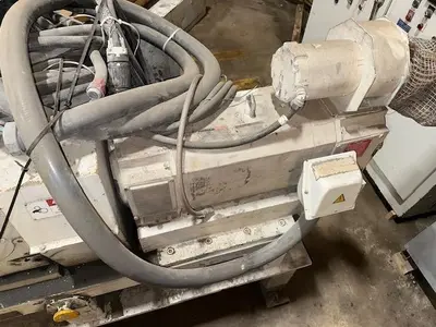 8" BUSS HOT MELT SINGLE-SCREW EXTRUDER AND PELLETIZING SYSTEM. STOCK # 0363624