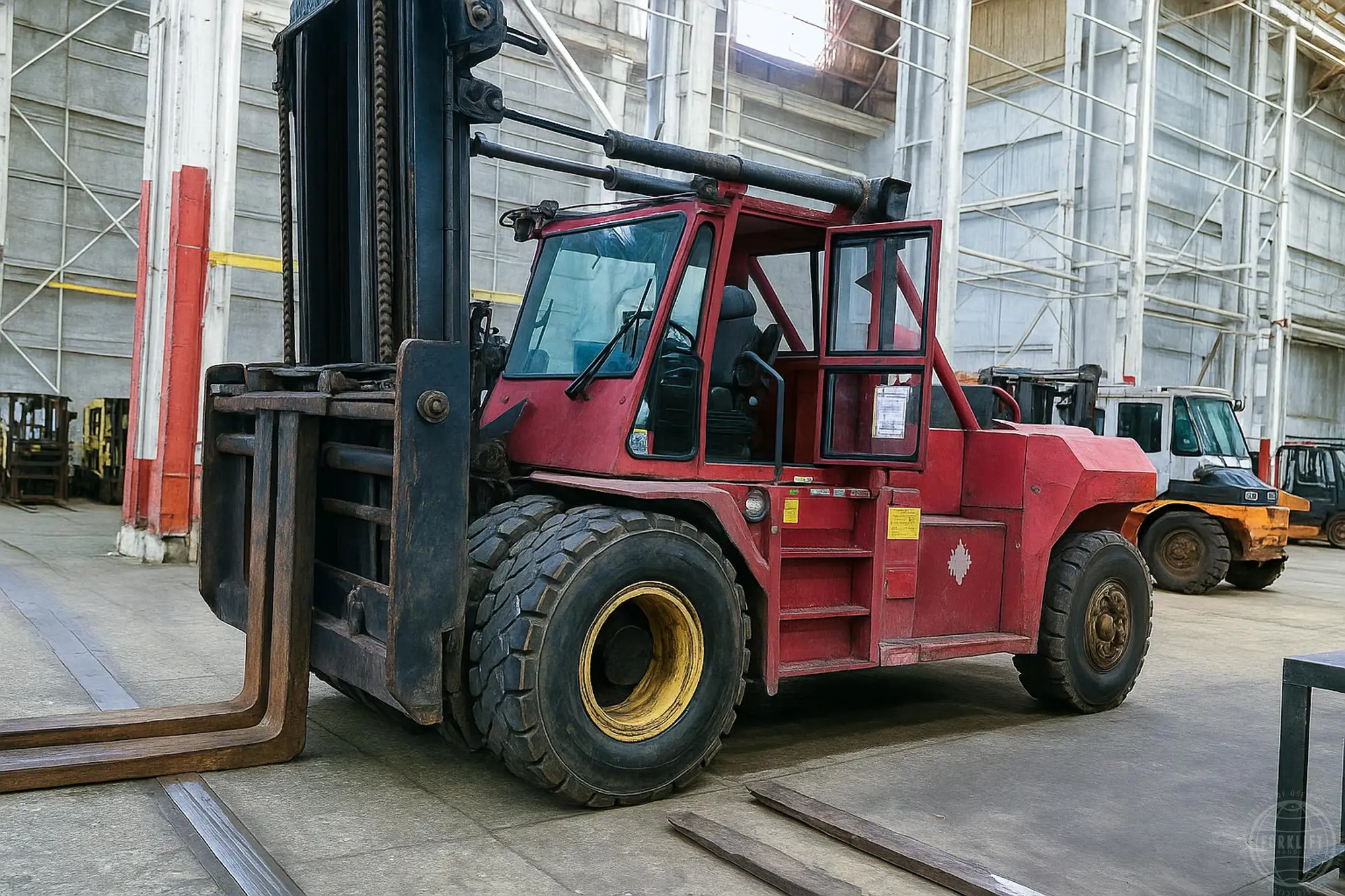 Used 1994 TAYLOR TE450M Internal Combustion Forklifts: Pneumatic Tire Illinois US | Forklift Exchange #1274555