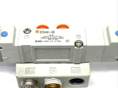 SY5440-6D | SMC  Solenoid Valve & Base - Used