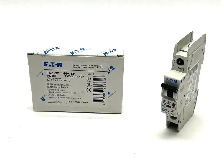 New | in-Stock Eaton FAZ-C2/1-NA-SP Circuit Breakers Michigan US | Maverick Industrial Sales #1389748