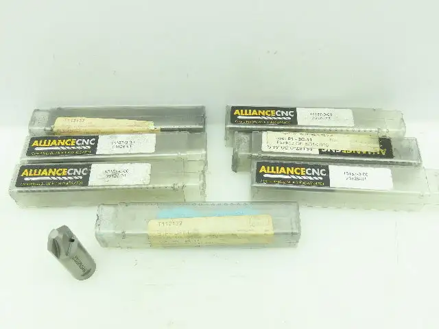 Alliance CNC 15187 Carbide Chamfer Step Drill 2-Flute Coolant Ø 16mm  LOT OF 7