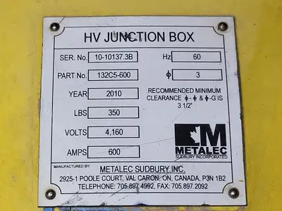 USED METALEC 132C5-600