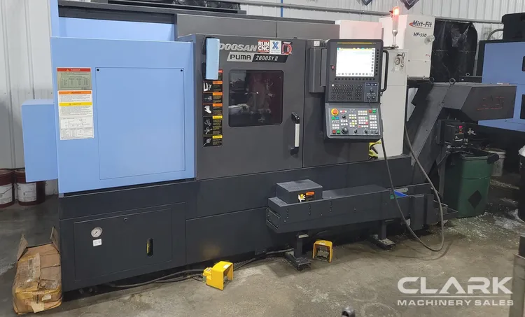 2021 DOOSAN PUMA 2600SYII CNC Lathes Multi-Axis | Clark Machinery Sales, LLC