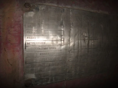 WestingHouse 400 HP, 1200 RPM, Electric Motor