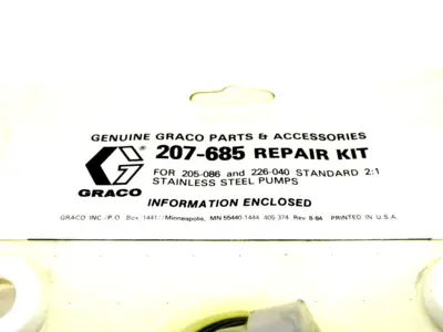 NEW GRACO 207-685 REPAIR KIT 207685