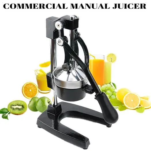 Hand Press Commercial Manual Citrus Fruit Lemon Orange Juicer Juice Squeezer