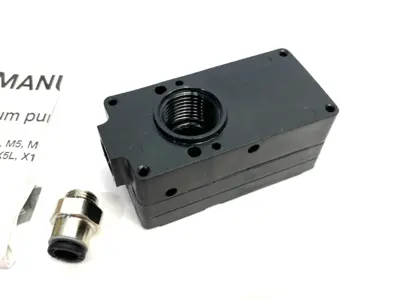 USED PIAB VACUUM PUMP MINI X20 CONN. B NBR SEALINGS, X20A6-BN