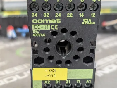 Lot of 14 Releco C3-A30DX 11-Pin Plug-In Relays with Bases Used