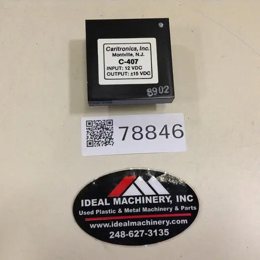 Used CARITRONICS C-407 Misc Electrical & Power Parts | Ideal Machinery #665730