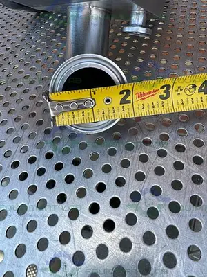 USED 4 ITT PURE FLO STAINLESS STEEL DIAPHRAGM VALVE W/ 1/2" - 1 1/2 SANITARY FITTINGS