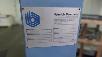 HEINRICH BAUMANN NUP 16 FO Jogger / Paper Lift Jogger / Paper Lift | Machinery Solutions Group, Inc. (2)