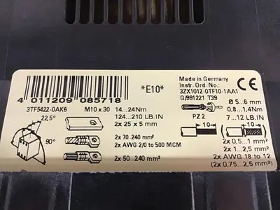 USED SIEMENS 3TF5422-0AK6