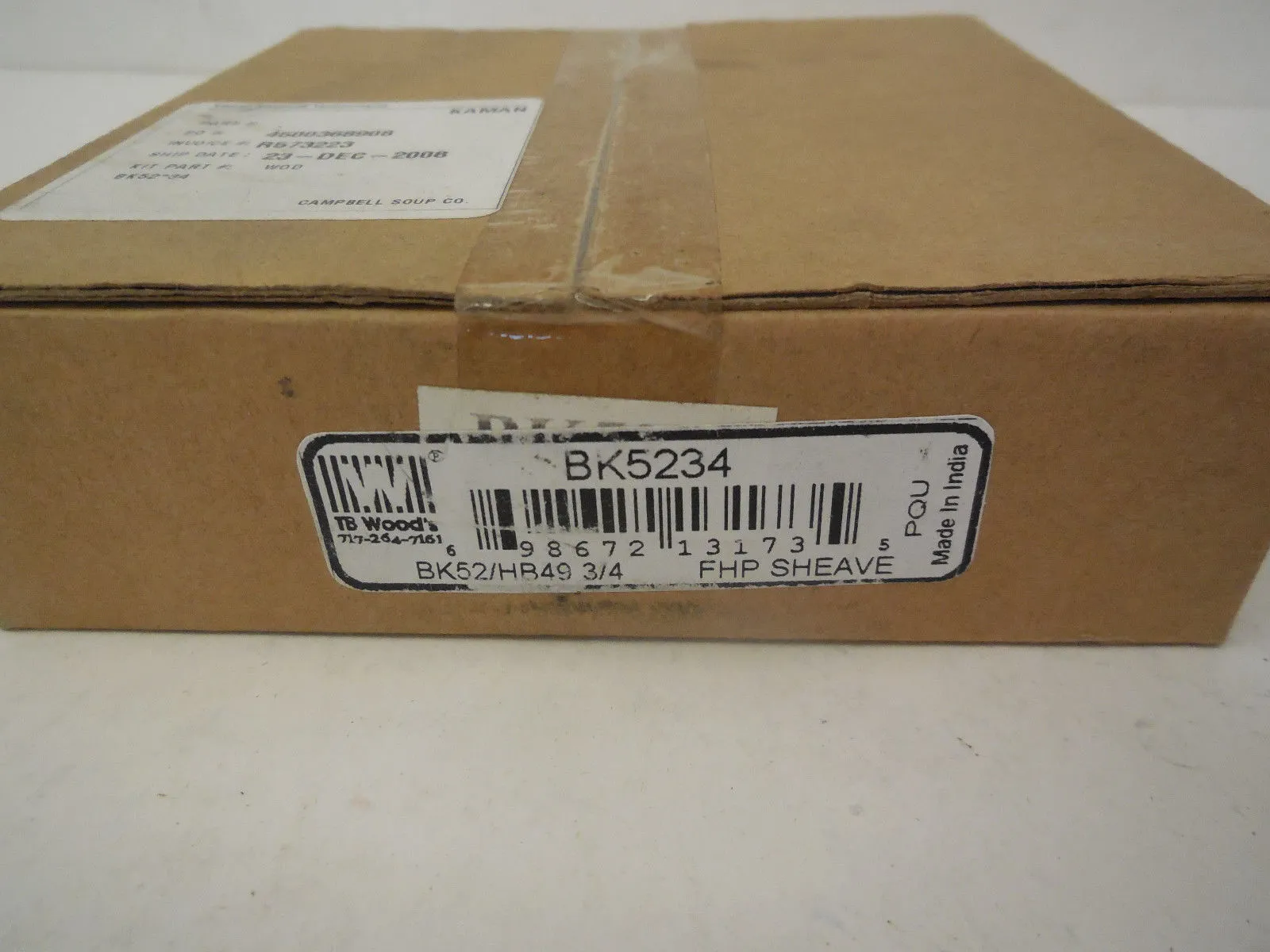 NEW TB WOODS BK5234 SHEAVE