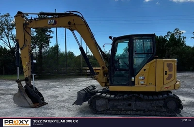 Used 2022 CATERPILLAR 308 CR Excavators Florida US | Proxy Equipment #1550401