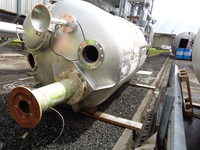 5,000L S/S 1/2 Coil Reactor