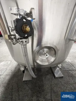 USED Precision 1,200 Liter Precision Stainless Reactor, 316L S/S, 45/100#