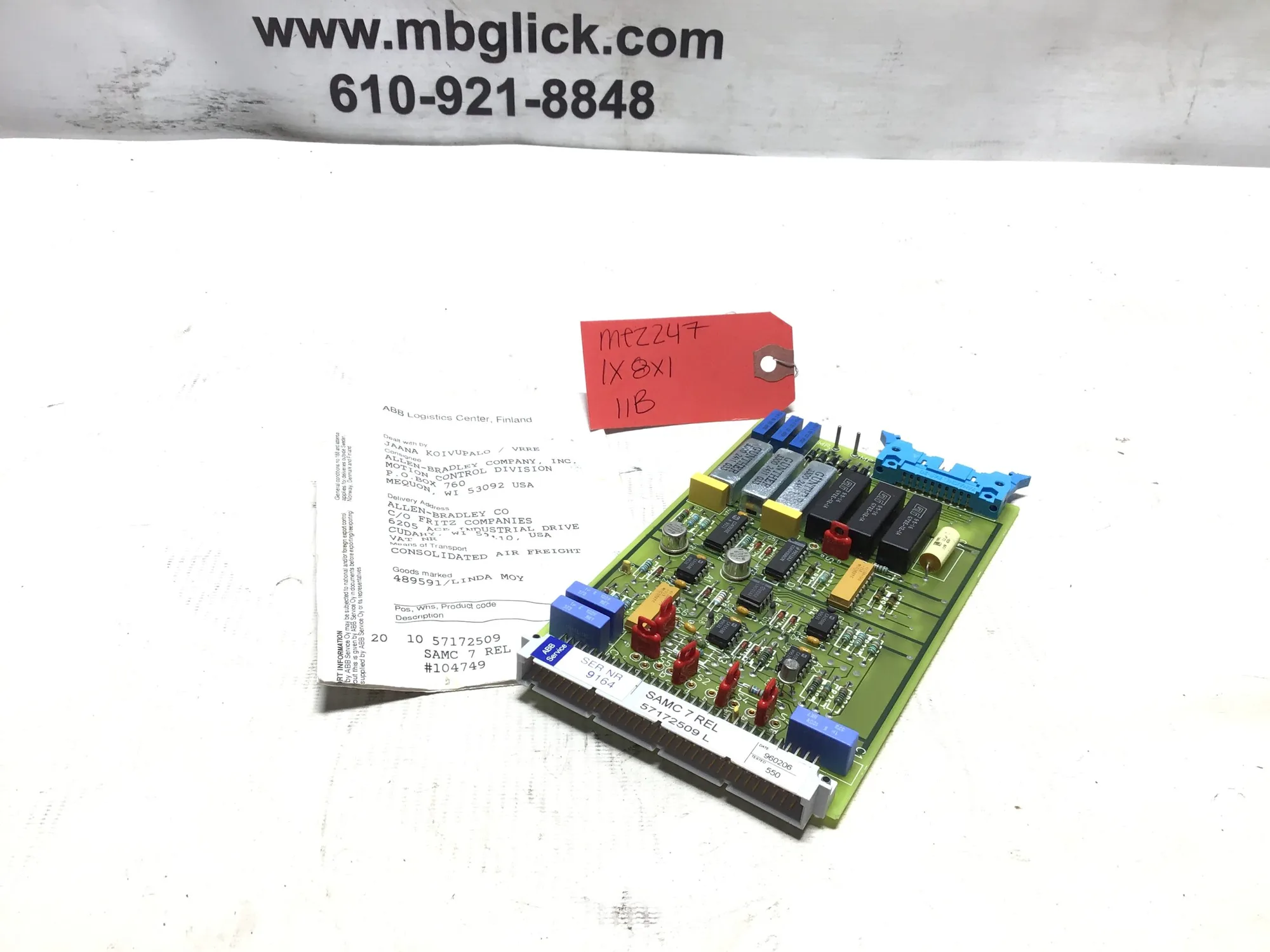 Allen Bradley Motion ABB SAMC 7 REL  #104749