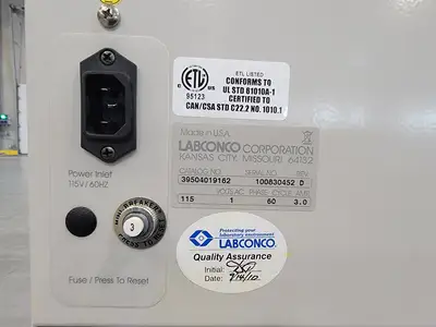 USED LABCONCO 39504019162