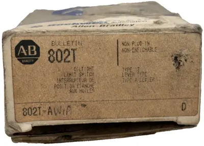 New | in-Stock Allen-Bradley 802T-A Relays & Switches Michigan US | SB Industrial Supply #1210445