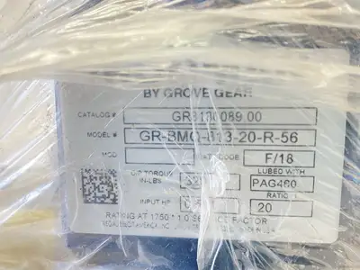 New | in-Stock Grove Gear Ironman Worm Gear Speed Reducer 20:1 0.551HP Speed Reducers Michigan US | Maverick Industrial Sales #1398449