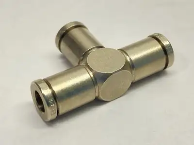 978-0400 | Eisele  Push To Connect Union Tee Fitting 6mm OD SS304 - New Other