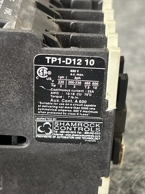 Used Shamrock TP1-D12 10 Misc Industrial Equipment California US | Davliegogo LLC #1732615