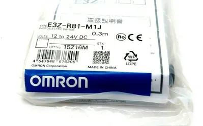 NEW OMRON E3Z-R81-M1J 0.3M PHOTOELECTRIC SWITCH E3ZR81M1J 0.3M