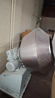 Coating Pan, 40" Diameter, Seasoning Drum, Stainless Steel #C745466