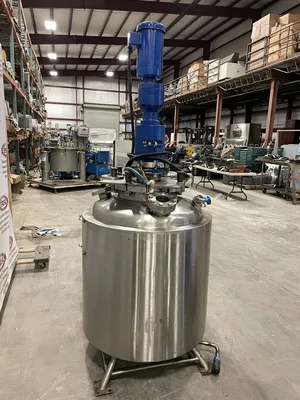 A-L Stainless 300L Fermentation & Transfer Reactor Vessel/Tank w/ Brawn Mixer