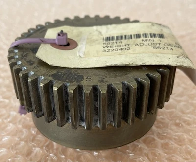 NEW OLD STOCK- Weight Adjust Gear 40 Teeth 1-1/2” Bronze || Fast Shipped 🇺🇸