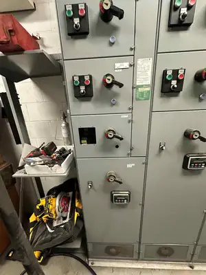 MCC Section w/ 31 x Buckets & 6 x VFD's