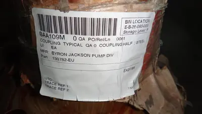 Byron Jackson pump coupling half