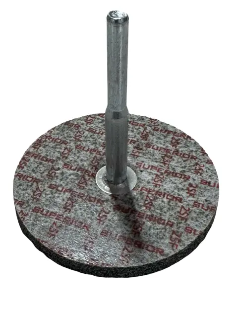 Superior 3" x 1/4" x 1/4" Deburring Wheel 2SF Silicon Carbide