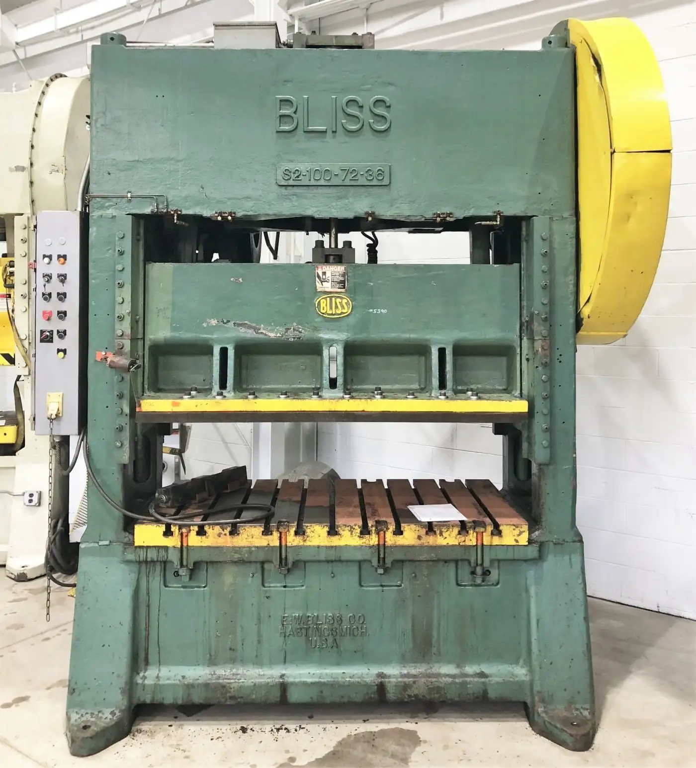 USED BLISS BLISS S2-100-72-36 PRESS