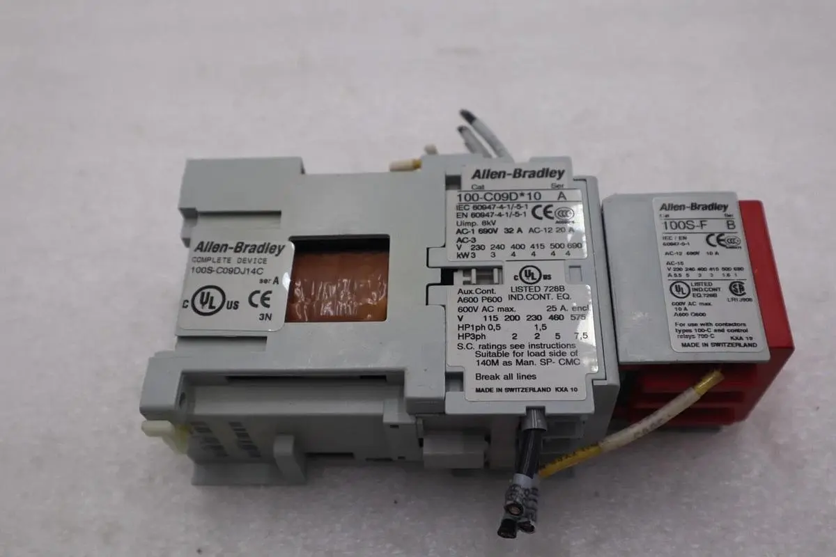 Allen-Bradley 100-C09D*10 SERIES A  Control Relay 100S-F Series B #B-1321