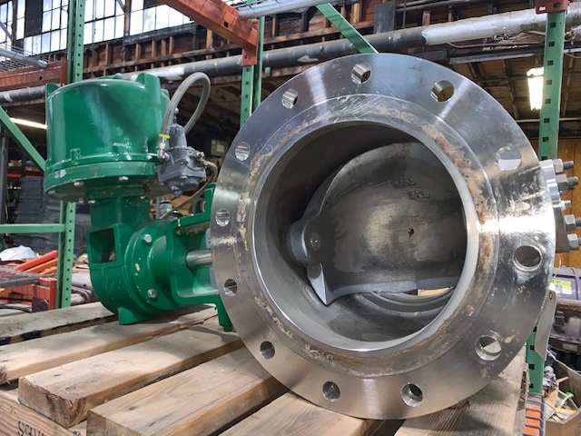 Fisher 14" V150 V-Ball Control Valve