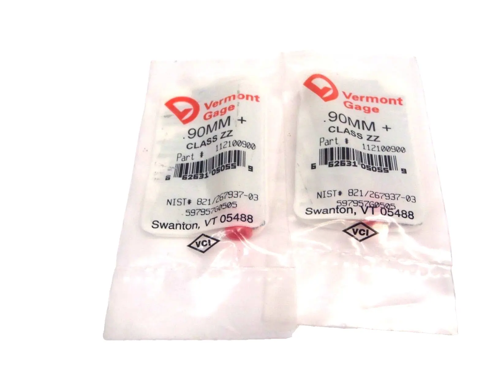 New | in-Stock VERMONT GAGE .90MM+ CLASS ZZ PIN GAGE Pins | Maverick Industrial Sales #1107869