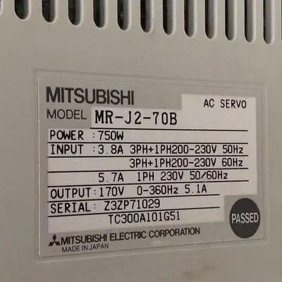 USED MITSUBISHI MR-J2-70B