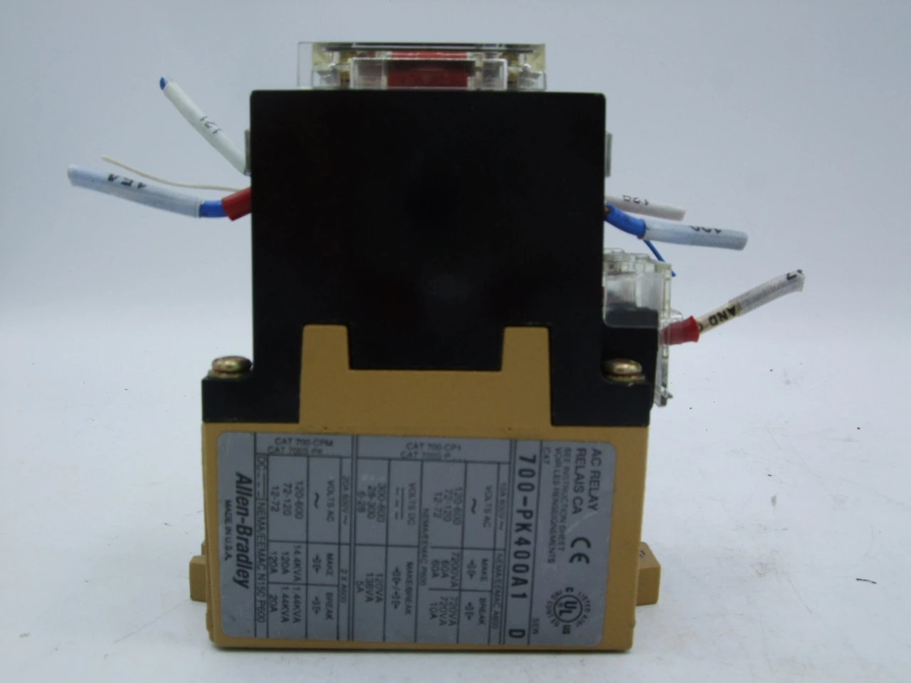 USED ALLEN-BRADLEY 700-PK400A1